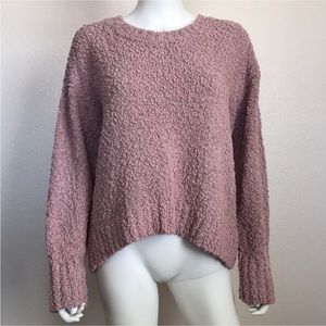 Pink sweater Sanctuary XL pink cozy sweater